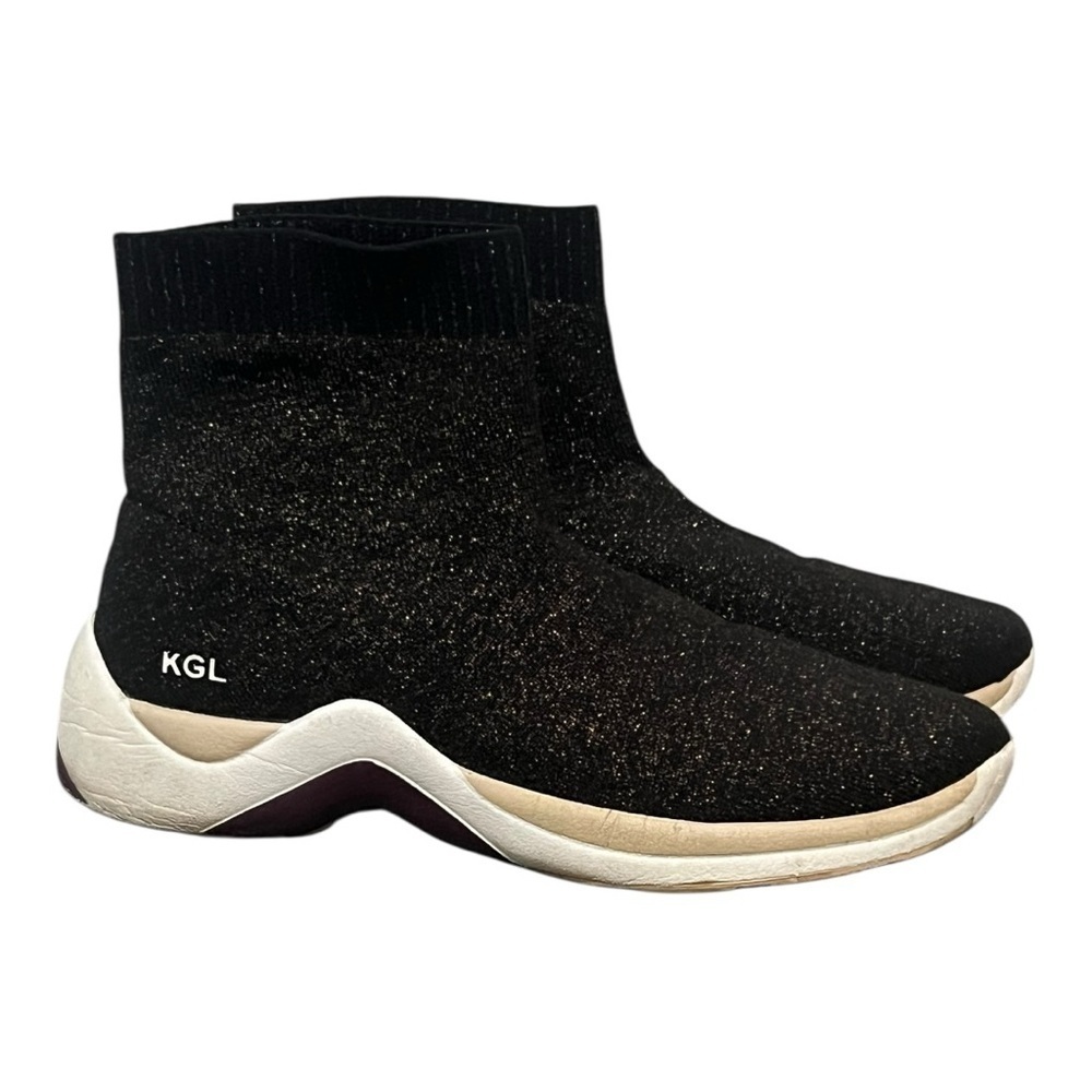 Kurt Geiger London Linford Sock Sneakers 38 M Glitter U.S 7.5 Women's